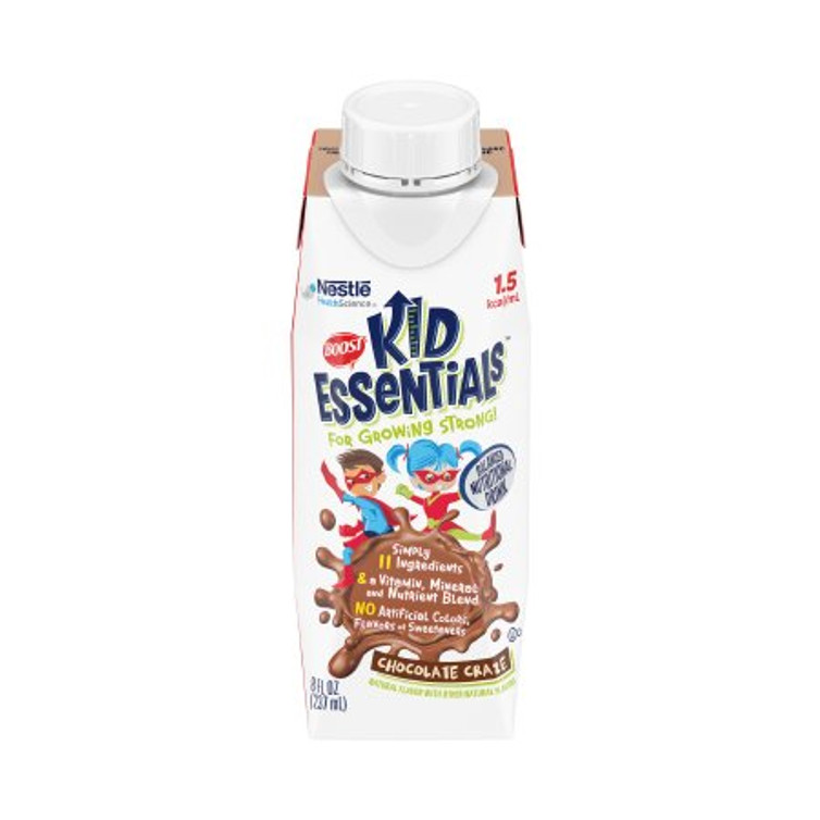 Pediatric Oral Supplement / Tube Feeding Formula Boost Kid Essentials 1.5 Chocolate Craze Flavor 8 oz. Carton Ready to Use 00043900506814