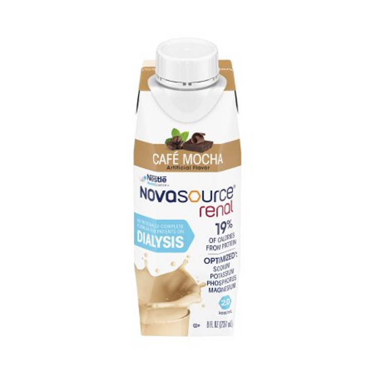 Oral Supplement Novasource Renal Caf Mocha Flavor Ready to Use 8 oz. Carton 00043900185446