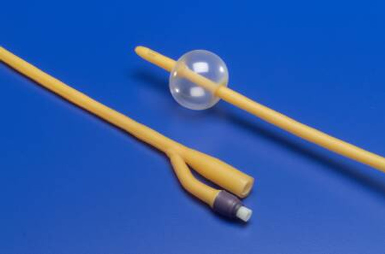 Foley Catheter Ultramer 2-Way Standard Tip 30 cc Balloon 18 Fr. Hydrogel Coated Latex 1419