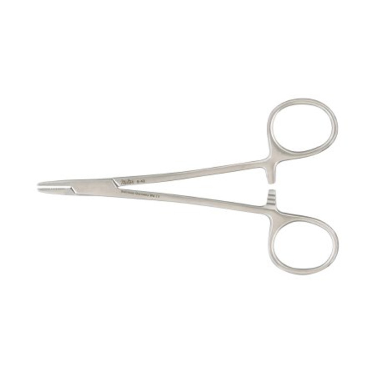 Needle Holder 5 Inch Length Serrated Jaws Finger Ring Handle MH8-42 Each/1