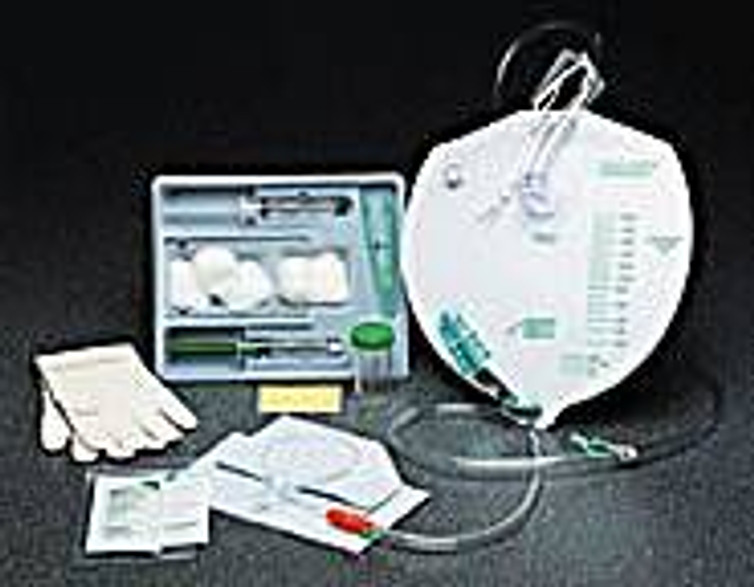 Indwelling Catheter Tray Bardex Foley 18 Fr. 5 cc Balloon Silicone 897218