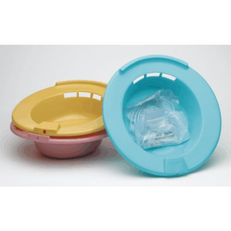 Sitz Bath Round Turquoise Polypropylene 2000 mL Bag Graduated 500 mL Increments up to 2000 mL H990-07