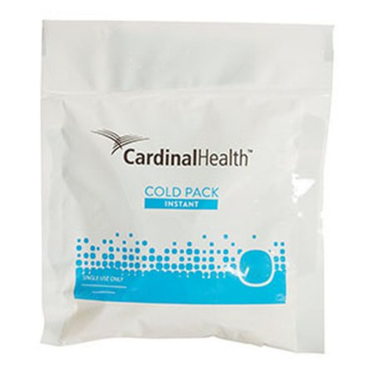 Instant Cold Pack Cardinal Health General Purpose Medium 6 X 6-1/2 Inch Plastic / Ammonium Nitrate / Water Disposable 102 Case/16
