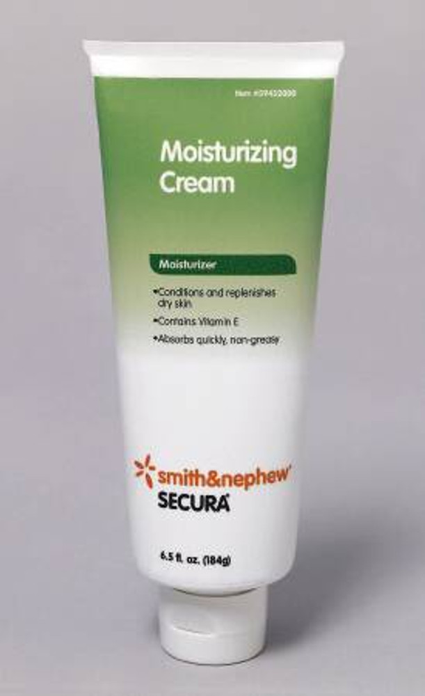 Hand and Body Moisturizer Secura 6.5 oz. Tube Unscented Cream 59432000