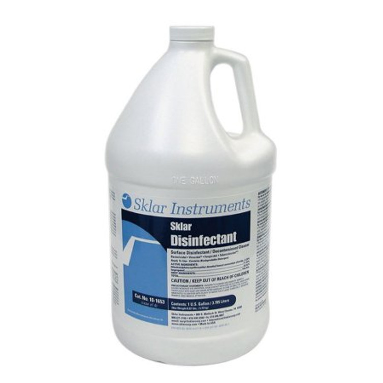 Sklar Surface Disinfectant Alcohol Based Manual Pour Liquid 1 gal. Jug Alcohol Scent NonSterile 10-1653