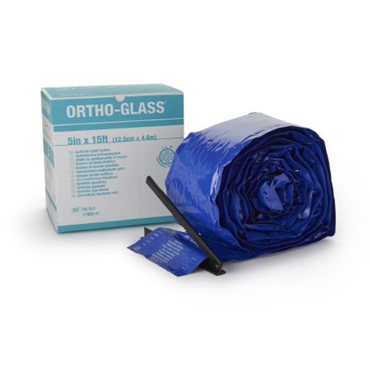 Padded Splint Roll ORTHO-GLASS 5 Inch X 15 Foot Fiberglass White OG-5L2