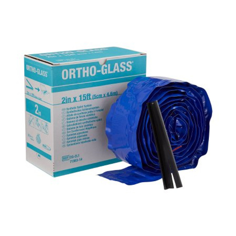 Padded Splint Roll ORTHO-GLASS 2 Inch X 15 Foot Fiberglass White OG-2L2