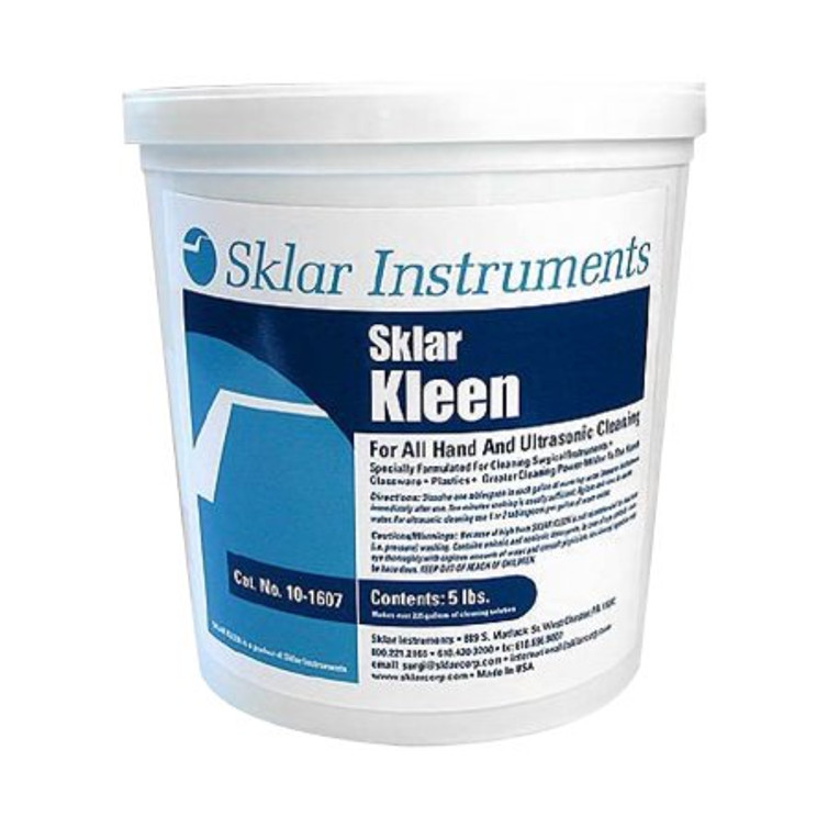 Instrument Detergent Sklar Kleen Powder Concentrate 5 lbs. Pail Mild Scent 10-1607 Each/1