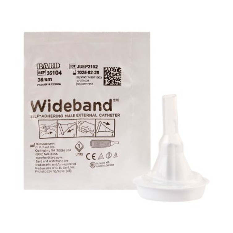 Male External Catheter Wide Band Self-Adhesive Band Silicone Large 36104