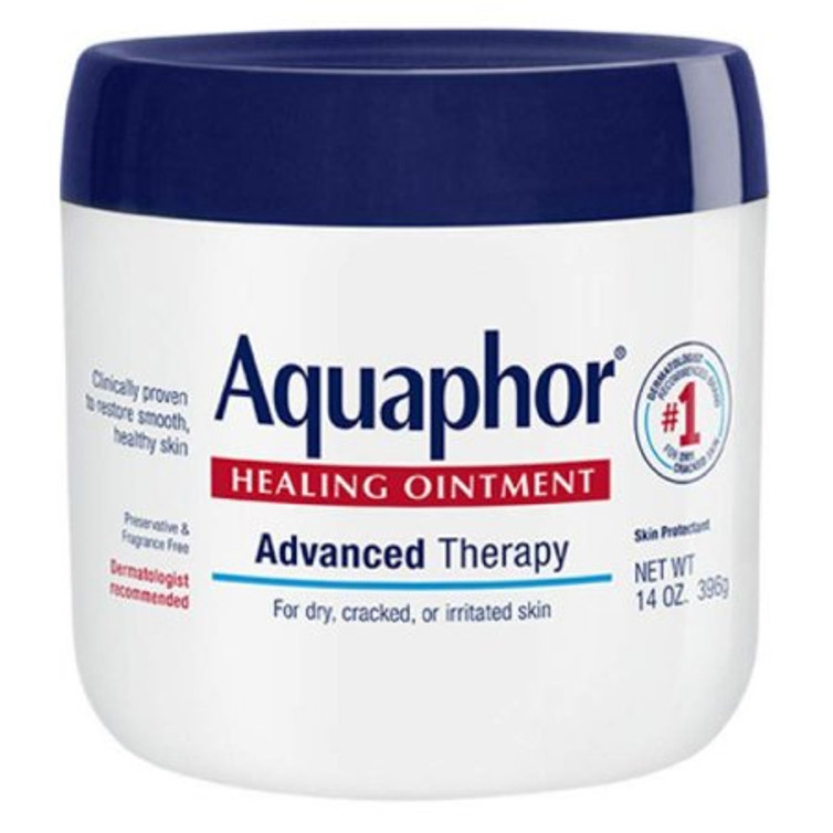 Hand and Body Moisturizer Aquaphor Advanced Therapy 14 oz. Jar Unscented Ointment 72140031473
