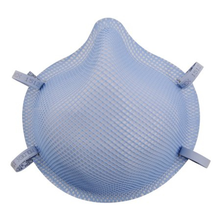 Particulate Respirator / Surgical Mask Moldex Medical N95 Cup Elastic Strap Small Blue NonSterile ASTM Level 3 Adult 1511