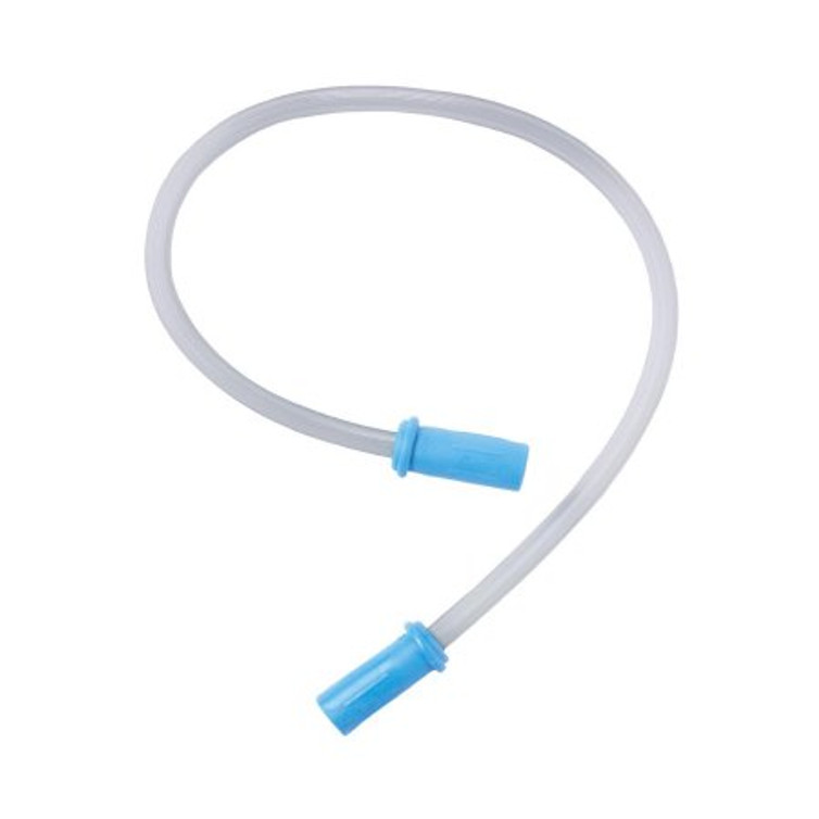 Suction Connector Tubing 20 Inch Length 0.188 Inch I.D. Sterile Universal Female Connector Clear PVC DYND50211