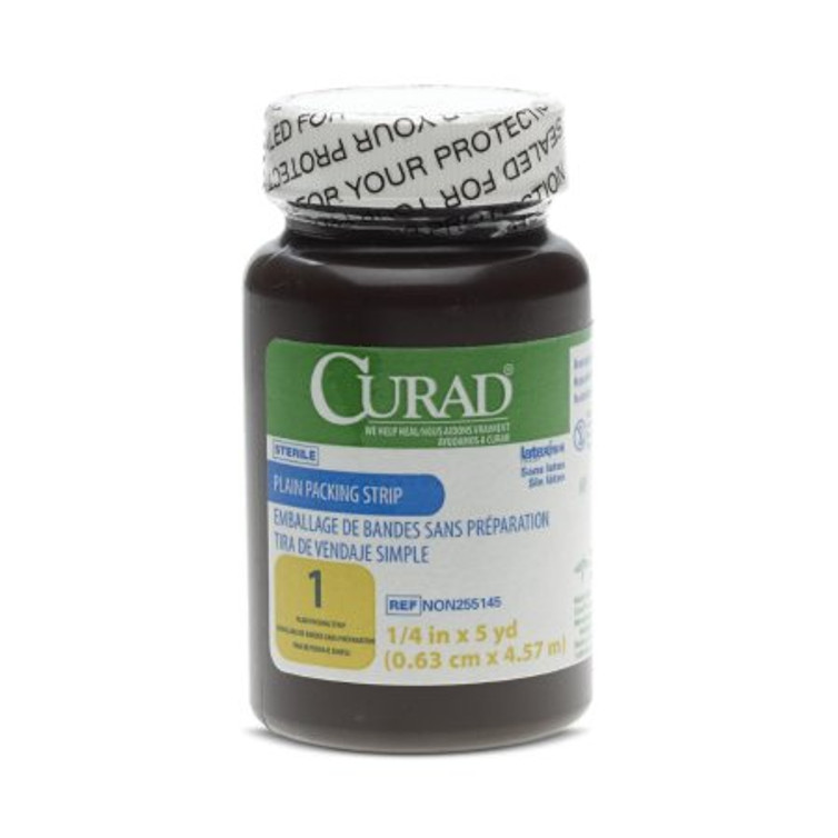 Wound Packing Strip Curad Cotton Non-impregnated 1/4 Inch X 5 Yard Sterile NON255145