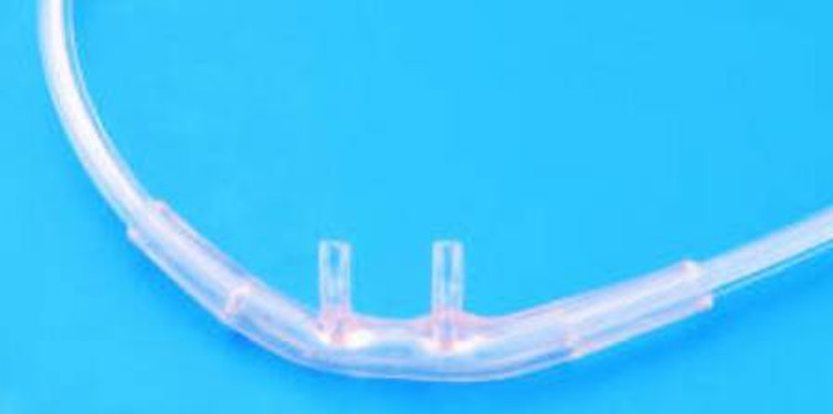Nasal Cannula Continuous Flow AirLife Adult Curved Prong / NonFlared Tip 002600-25