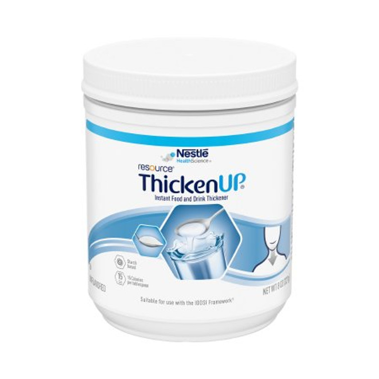 Food and Beverage Thickener Resource Thickenup 8 oz. Canister Unflavored Powder Consistency Varies By Preparation 10043900225101