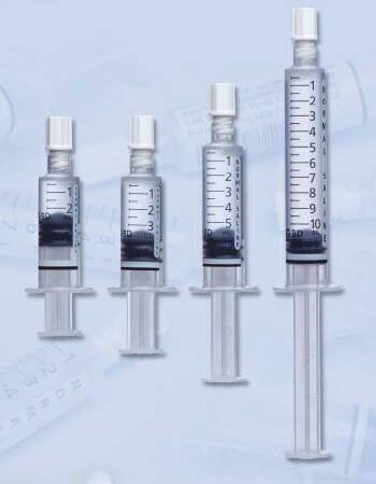 BD PosiFlush IV Flush Solution Sodium Chloride Preservative Free 0.9% Injection Prefilled Syringe 3 mL Fill in 10 mL 306544 Box/30