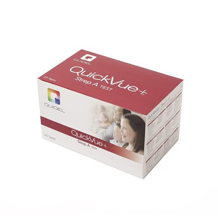 Rapid Test Kit QuickVue Strep A Infectious Disease Immunoassay Strep A Test Throat Swab Sample 25 Tests 20122