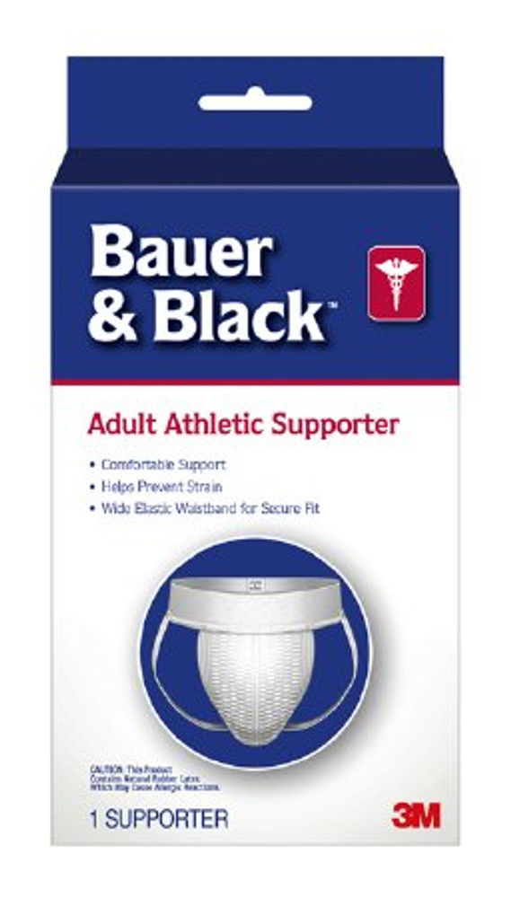Athletic Supporter Bauer Black Medium White 202549