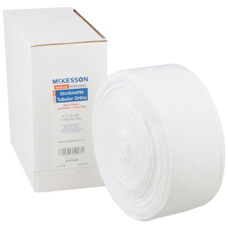 Stockinette Tubular McKesson 4 Inch X 25 Yard Polyester NonSterile 16-4TS-425