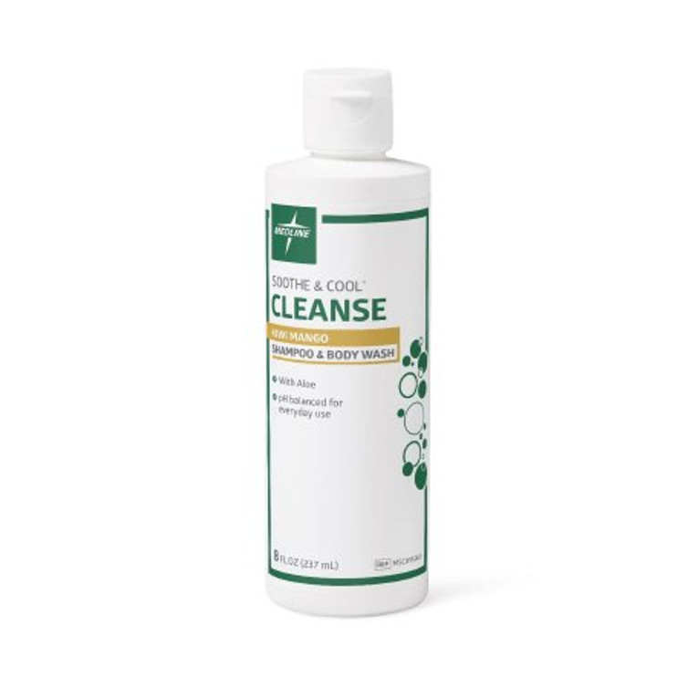Shampoo and Body Wash Medline 8 oz. Flip Top Bottle Kiwi Mango Scent MSC095060