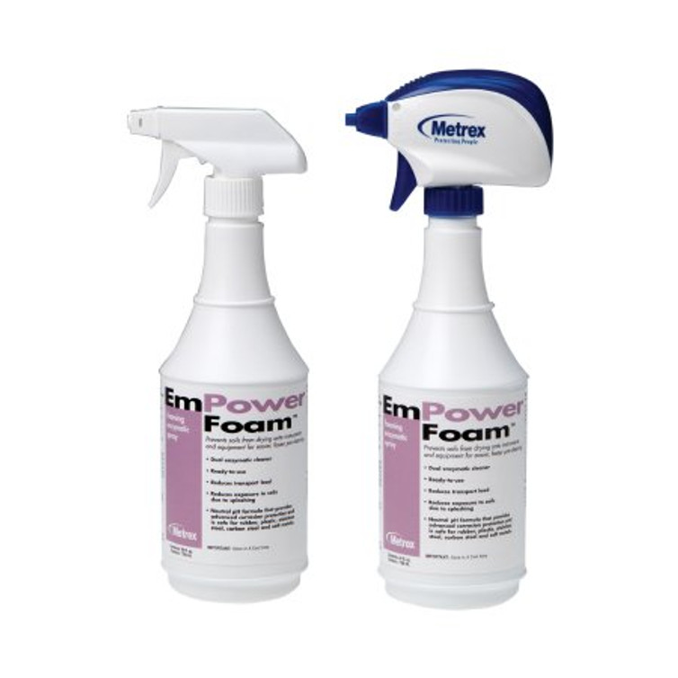 Dual Enzymatic Instrument Detergent EmPower Foam Foam RTU 24 oz. Spray Bottle Unscented 10-4224