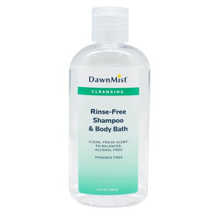 Rinse-Free Shampoo and Body Wash DawnMist 4 oz. Flip Top Bottle Scented NRB4586