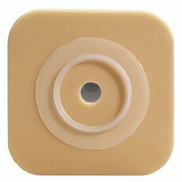 Ostomy Barrier Sur-Fit Natura Trim to Fit Extended Wear Durahesive Without Tape 70 mm Flange Sur-Fit Natura System Hydrocolloid 1-7/8 to 2-1/2 Inch Opening 5 X 5 Inch 413163
