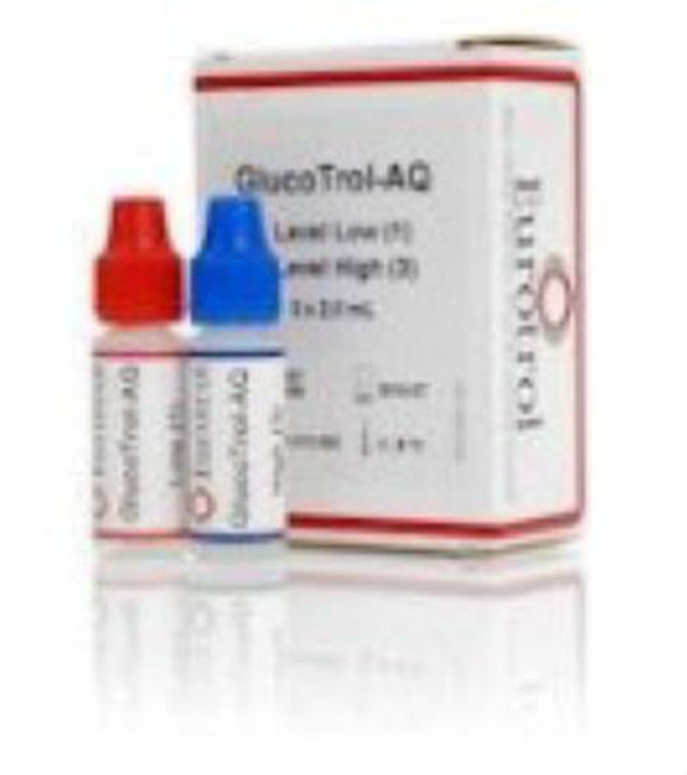 Diabetes Management Test Control GlucoTrol-AQ Blood Glucose Test Low Level / High Level 2 mL 180.013.002 Each/1