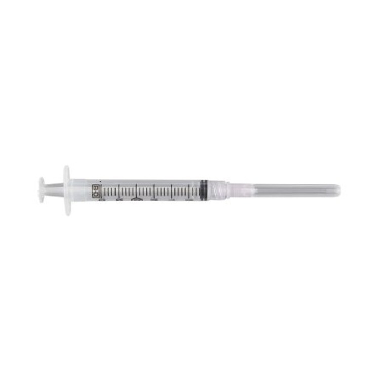 Syringe with Hypodermic Needle PrecisionGlide 3 mL 18 Gauge 1-1/2 Inch Detachable Needle Without Safety 309580