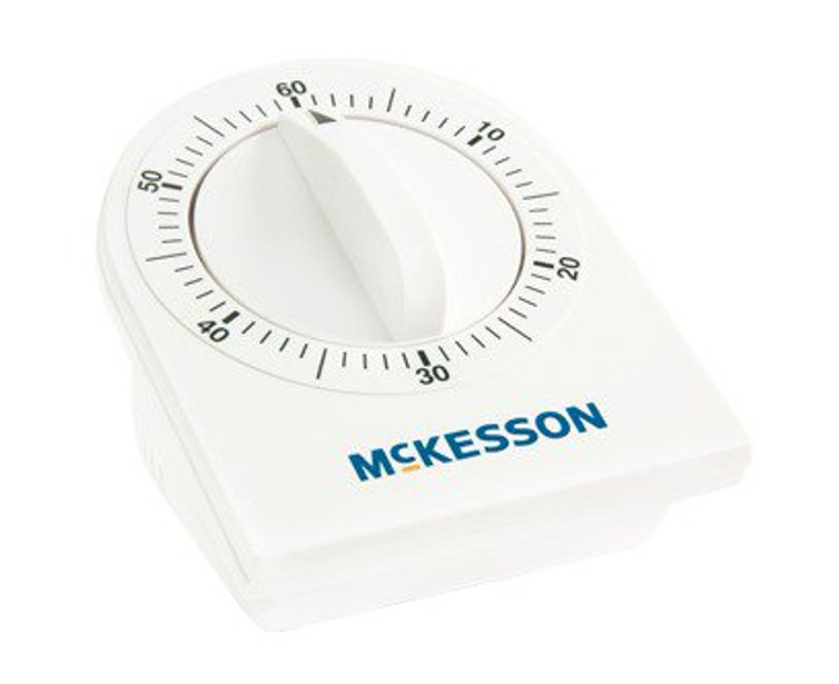 Mechanical Timer Count Down McKesson 60 Minutes Dial Display 63-4450 Each/1