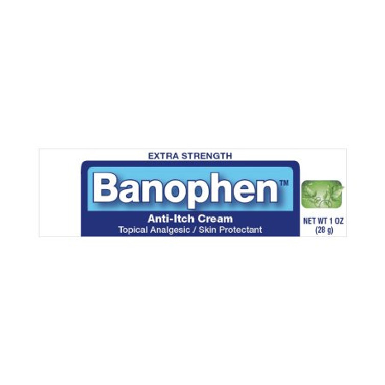 Itch Relief Banophen 2% - 0.1% Strength Cream 30 Gram Tube 00904535431 Each/1