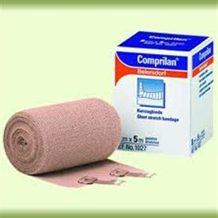 Compression Bandage Comprilan 4-7/10 Inch X 10-9/10 Yard Standard Compression Clip Detached Closure Tan NonSterile 77189