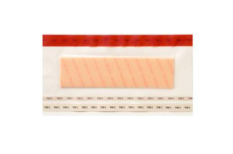 Foam Dressing PolyMem Max 3-1/2 X 11-3/4 Inch Rectangle Adhesive with Border Sterile 3412
