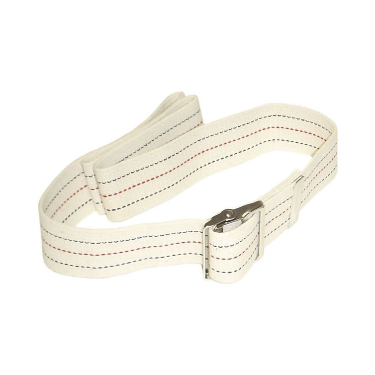 Gait Belt 54 Inch Length Red / White / Blue Stripe Cotton 704021054 Each/1