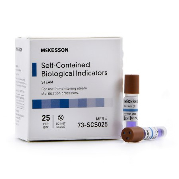 McKesson Sterilization Biological Indicator Vial Steam 73-SCS025