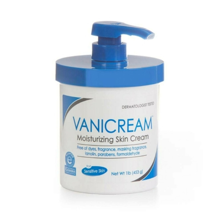 Hand and Body Moisturizer Vanicream 16 oz. Pump Bottle Unscented Cream 45334030016 Each/1