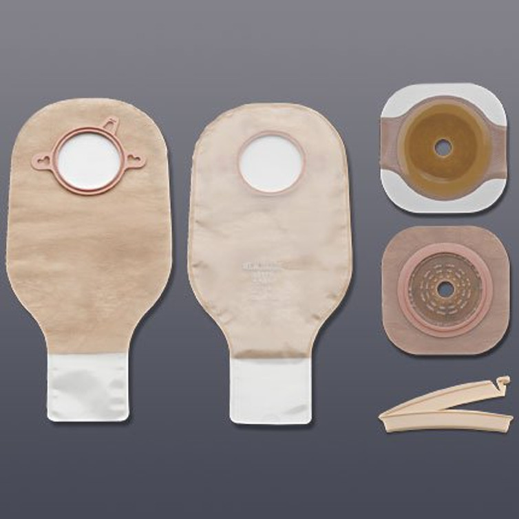 Ileostomy /Colostomy Kit New Image Two-Piece System 12 Inch Length 2-1/4 Inch Stoma Drainable 19154 Box/5