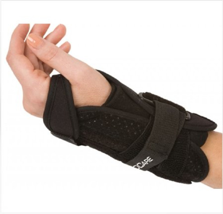Wrist Brace ProCare Quick-Fit Felt / Nylon Right Hand Black One Size Fits Most 79-87460 Each/1