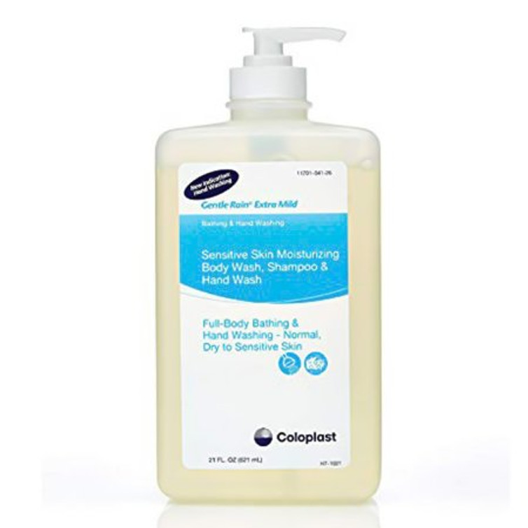 Shampoo and Body Wash Gentle Rain Extra Mild 21 oz. Pump Bottle Scented 7233