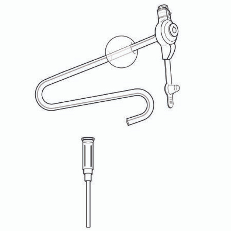 Low-Profile Jejunal Feeding Tube MIC-Key 18 Fr. 1.0 cm Tube Silicone Sterile 0230-18-1.0 Each/1