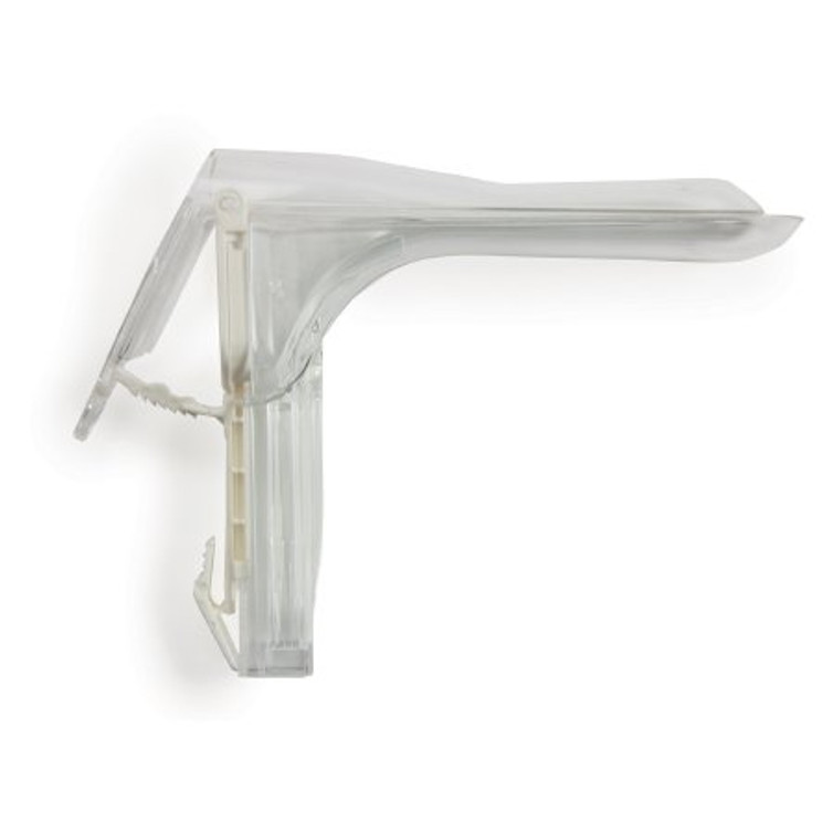Vaginal Speculum McKesson Graves NonSterile Office Grade Acrylic Large Double Blade Duckbill Disposable Corded Light Source Compatible 16-8314 Box/25