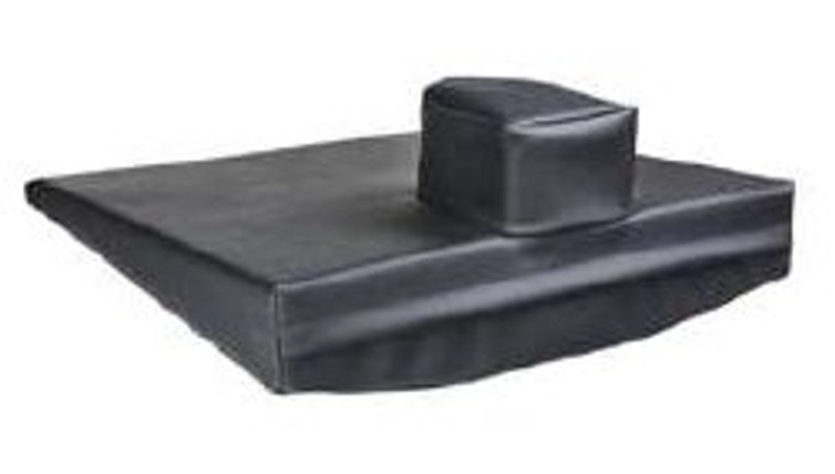 Wedge Seat Cushion with Pommel AliMed Sit-Straight 18 W X 16 D Inch Foam 1120 Each/1