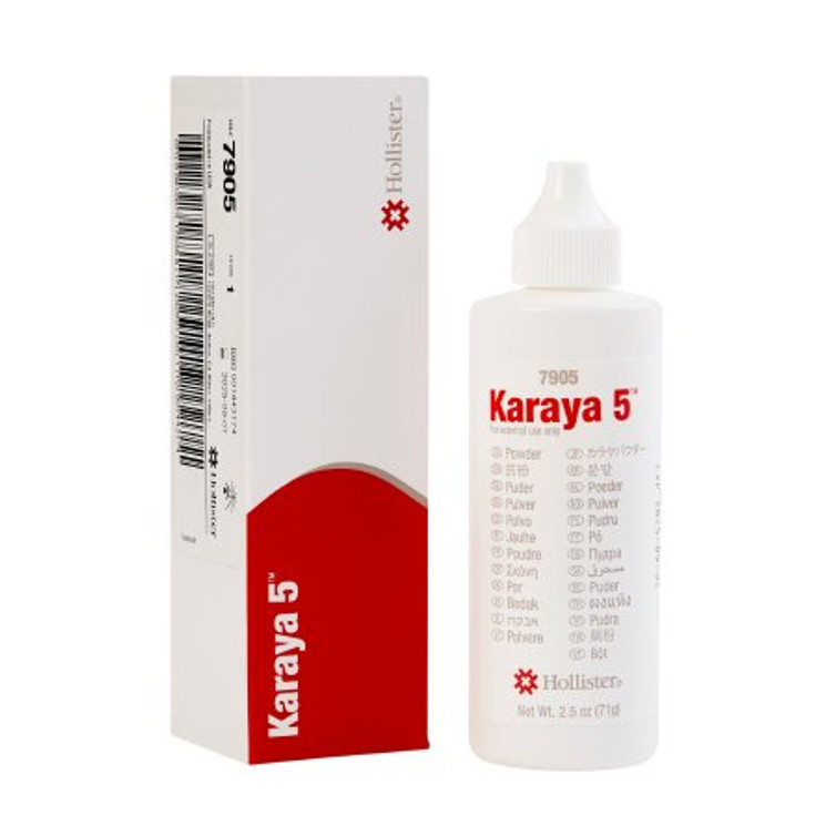 Ostomy Barrier Powder Karaya 2-1/2 oz. Puff Bottle 7905