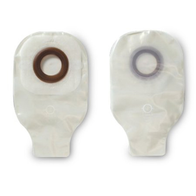 Colostomy Pouch Karaya 5 One-Piece System 9 Inch Length 7/8 Inch Stoma Drainable 3238 Box/30