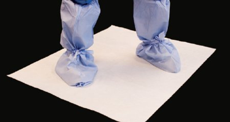 Absorbent Floor Mat EnviroSorb 36 x 40 Inch White Polyester / Rayon / Polyethylene ESP-3640 Case/25