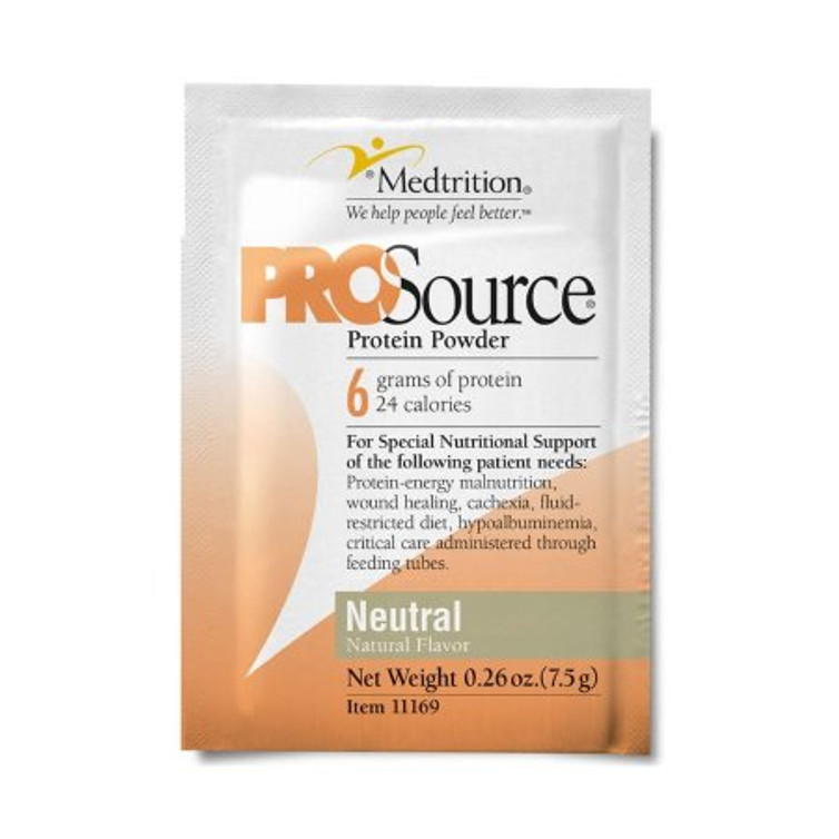 Protein Supplement ProSource Unflavored 7.5 Gram Individual Packet Powder 11169