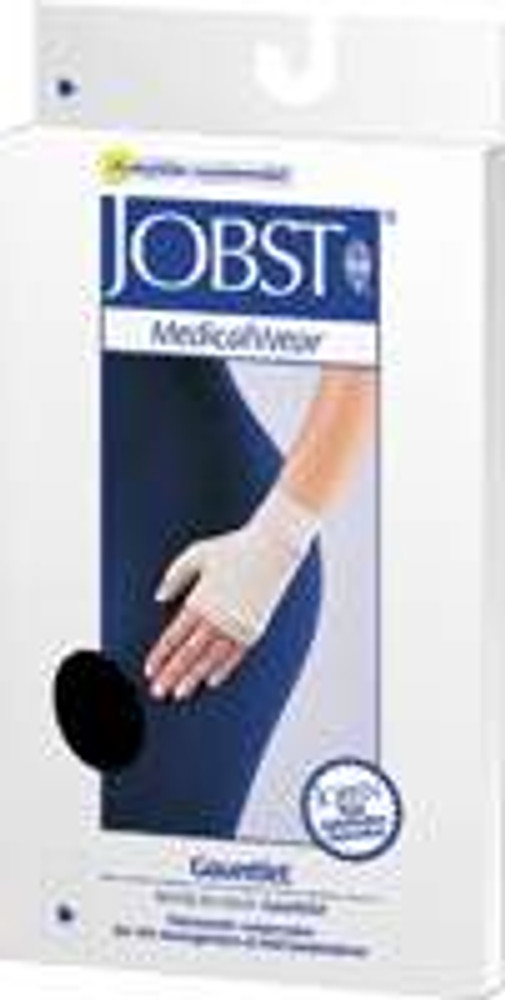 Compression Gloves Jobst Ready-to-Wear Fingerless Medium Over-the-Wrist Ambidextrous Stretch Fabric 101320 Each/1