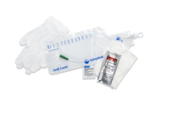 Intermittent Closed System Catheter Self-Cath Straight Tip 12 Fr. Without Balloon Lubricated PVC 1112