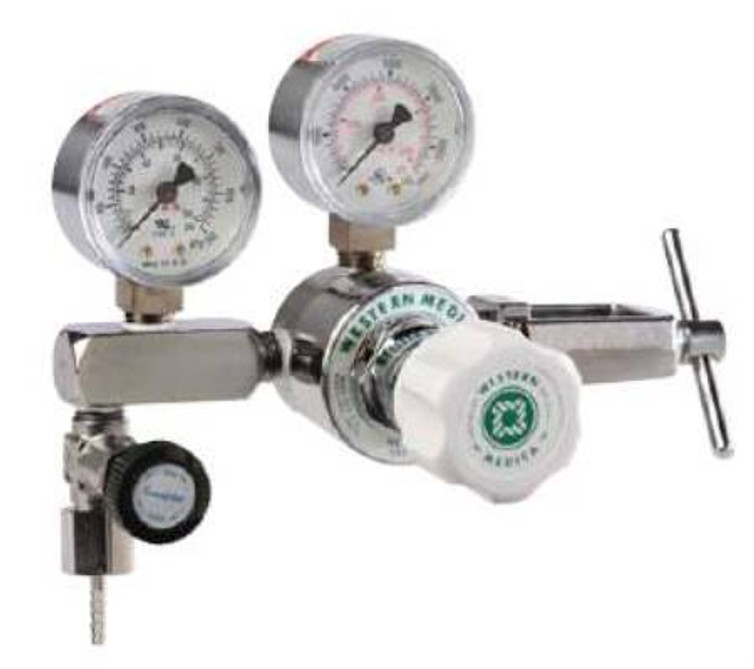 M1 Series Oxygen Regulator Single Stage Adjustable 0 - 100 PSI DISS Outlet CGA-870 M1-870-PG Each/1