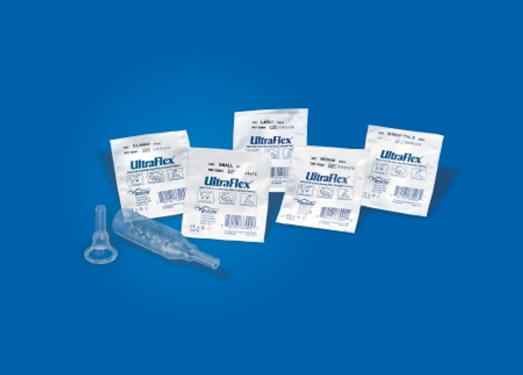 Male External Catheter UltraFlex Self-Adhesive Band Silicone Large 33304